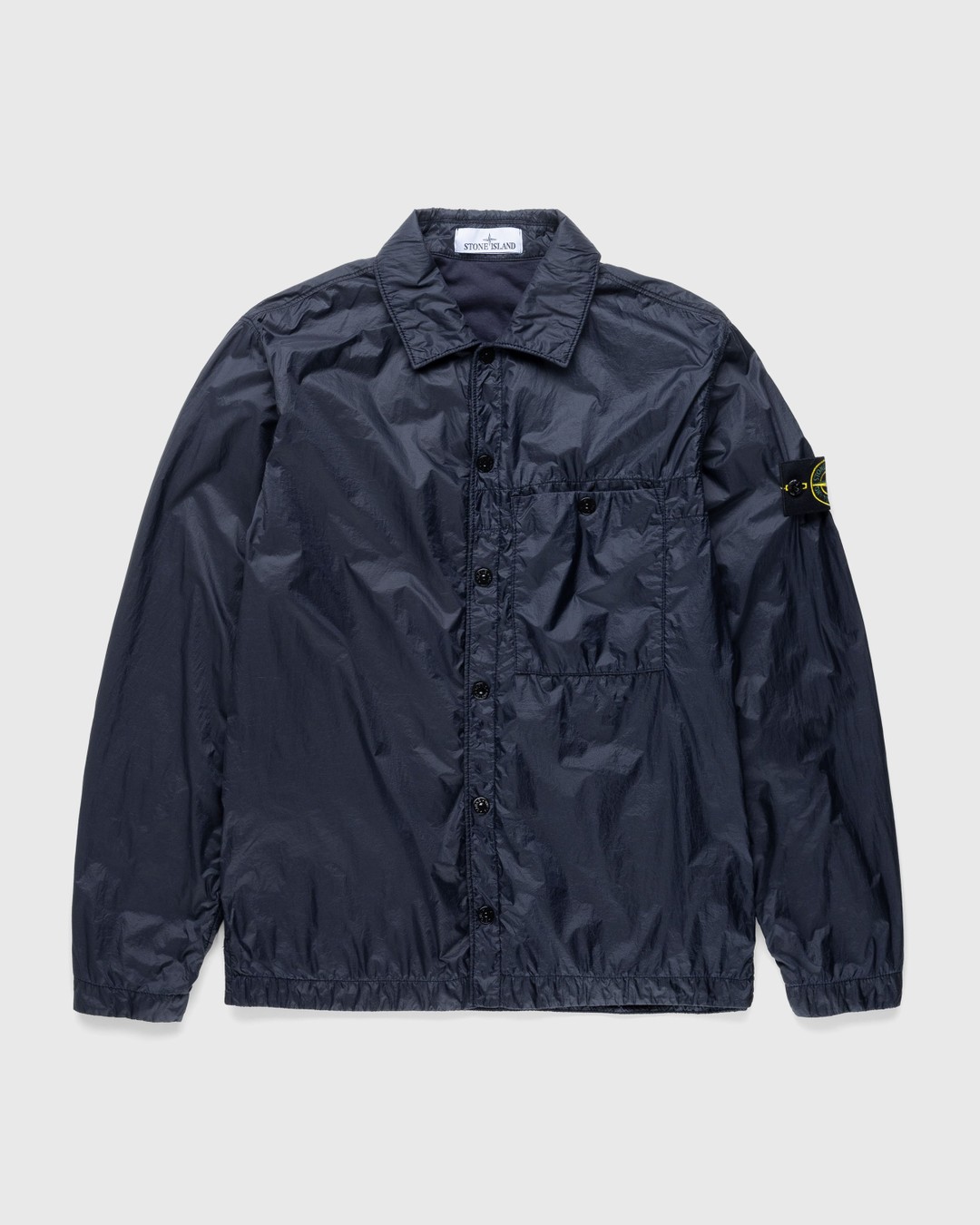 Stone island nylon metal overshirt blue 2025